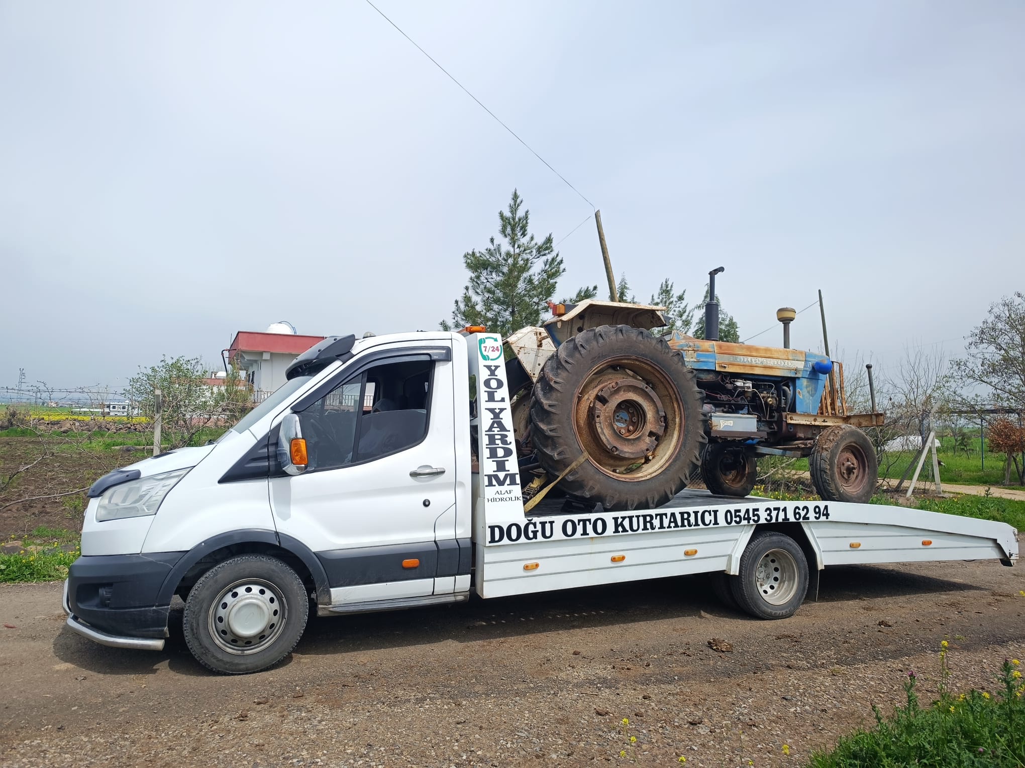 Diyarbakır oto kurtarıcı - traktör ve iş makinesi taşıma
